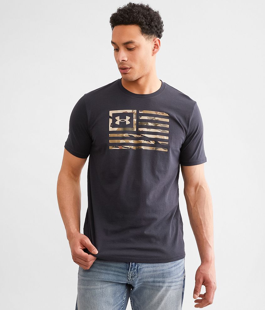 Under Armour® Freedom Flag T-Shirt - Men's T-Shirts in Black UA