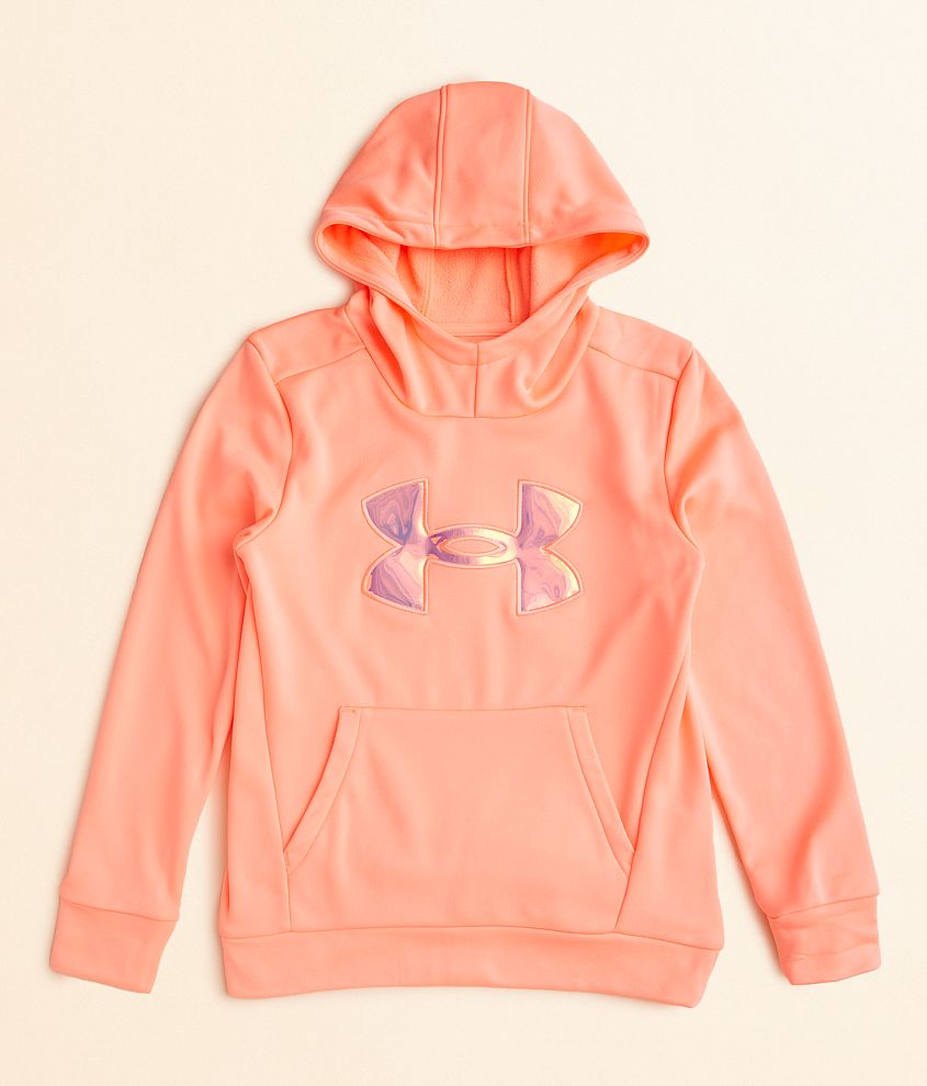 Girls - Under Armour&#174; Iridescent Hooded Sweatshirt front view