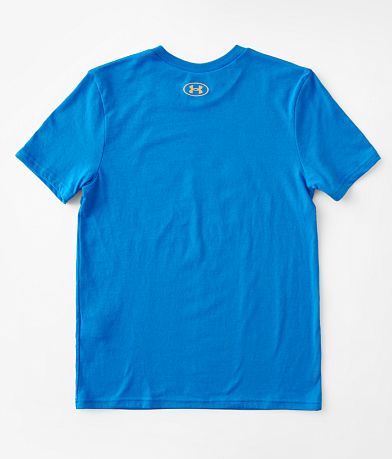 Under Armour&#174; Boys - Box Logo Camo T-Shirt back view