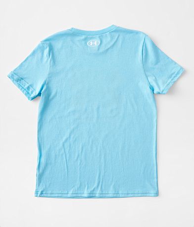 Under Armour&#174; Boys - Box Logo Camo T-Shirt BACK