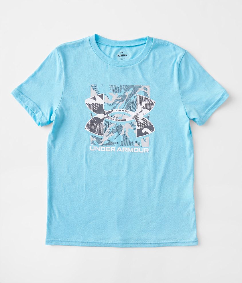 Boys - Under Armour Box Logo Camo T-Shirt