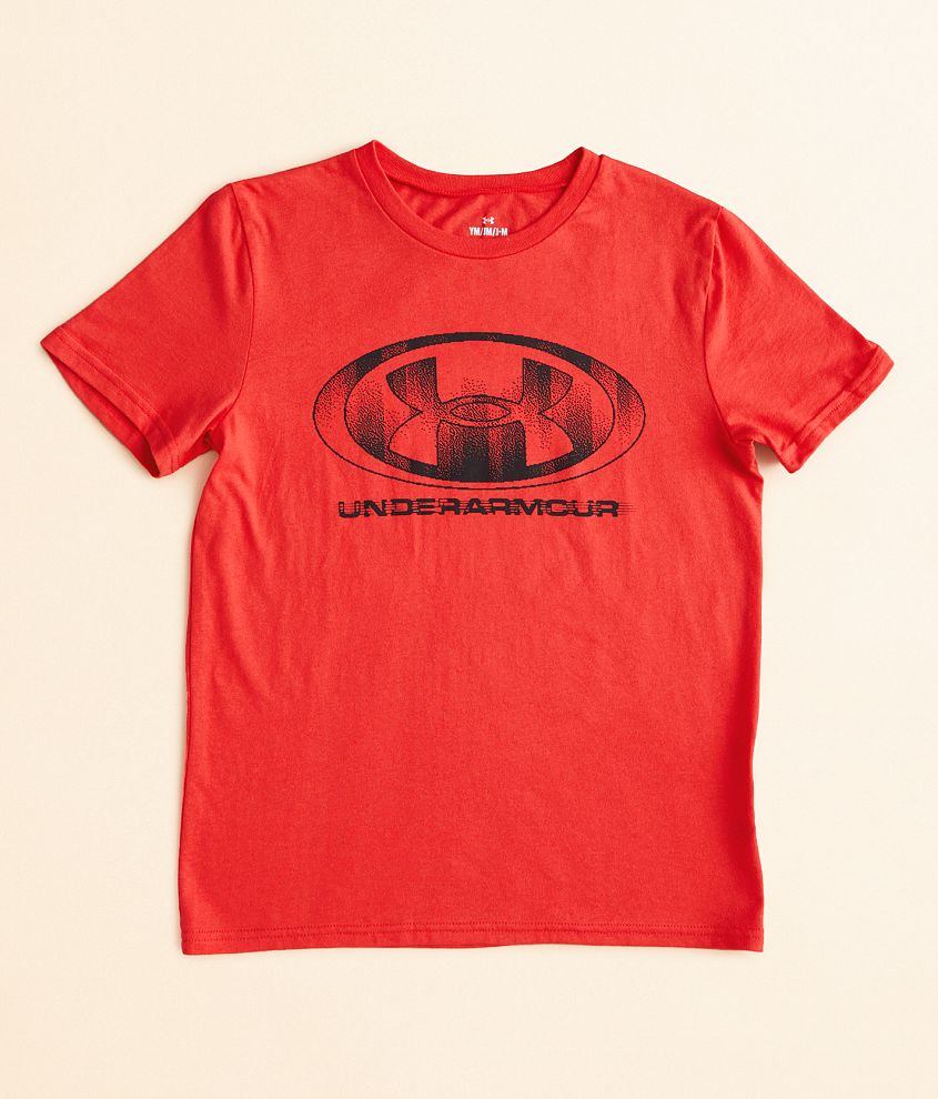 Boys - Under Armour&#174; Glitch Lockertag T-Shirt front view