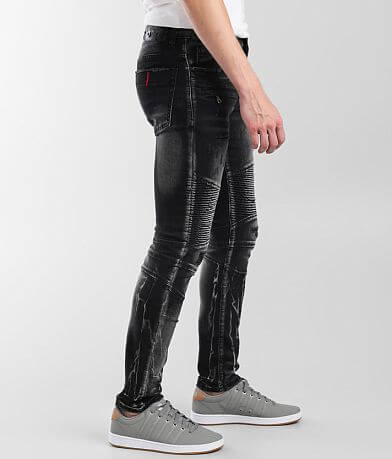Industrial Indigo Moto Skinny Stretch Jean FULL_RIGHT_SIDE