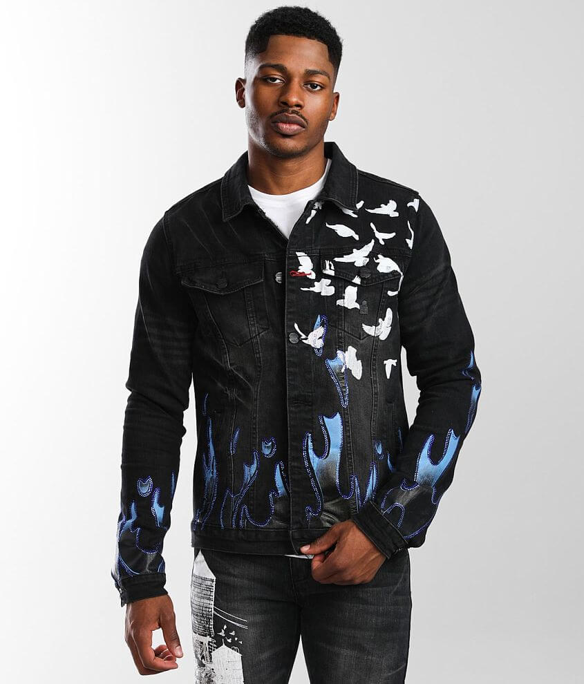 Industrial Indigo Men's Stretch Denim Jacket