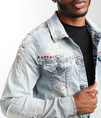 Industrial Indigo Denim Stretch Jacket MISC_DETAIL_1