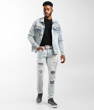 Industrial Indigo Denim Stretch Jacket MISC_DETAIL_4