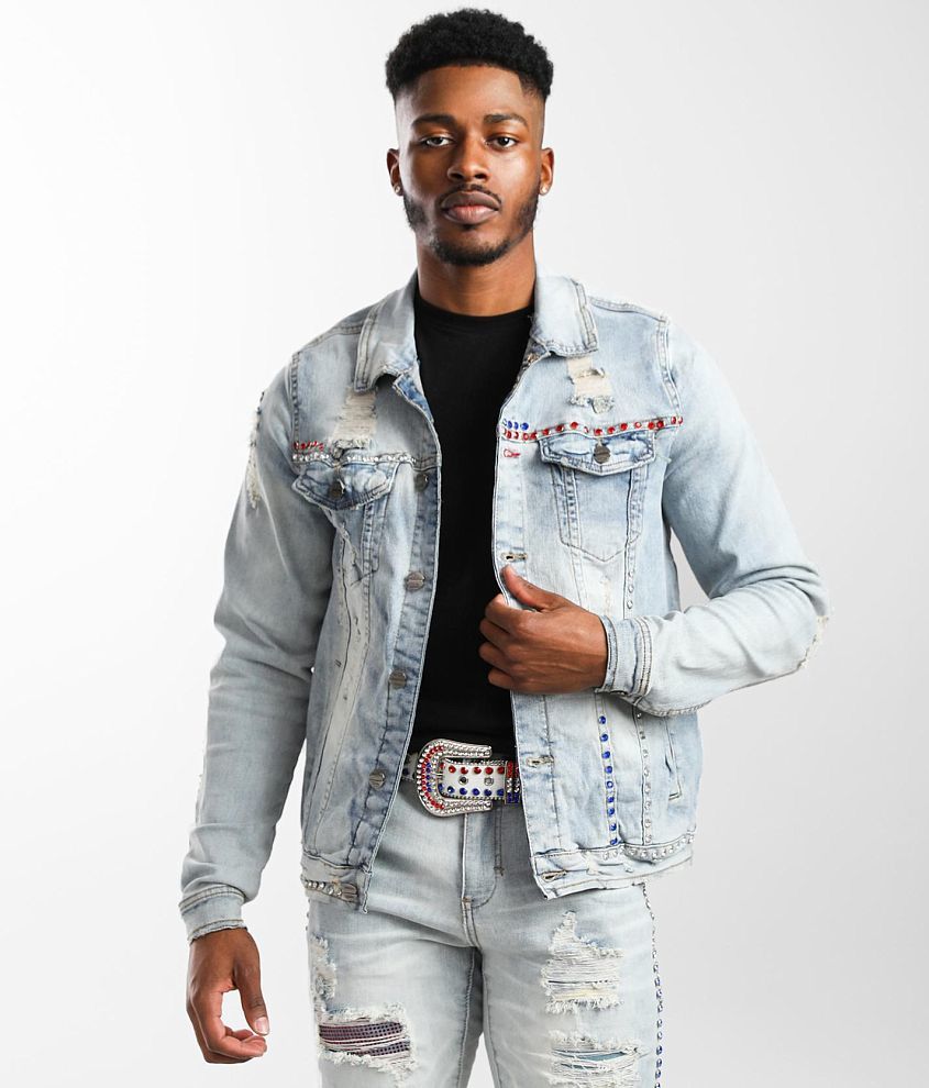 Industrial Indigo Men's Stretch Denim Jacket