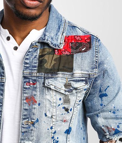 Industrial Indigo Patch Denim Stretch Jacket MISC_DETAIL_2