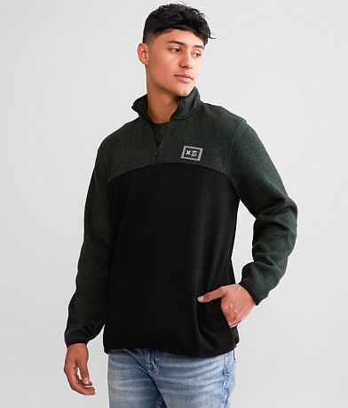 Hurley Crusade Quarter Zip Pullover front view