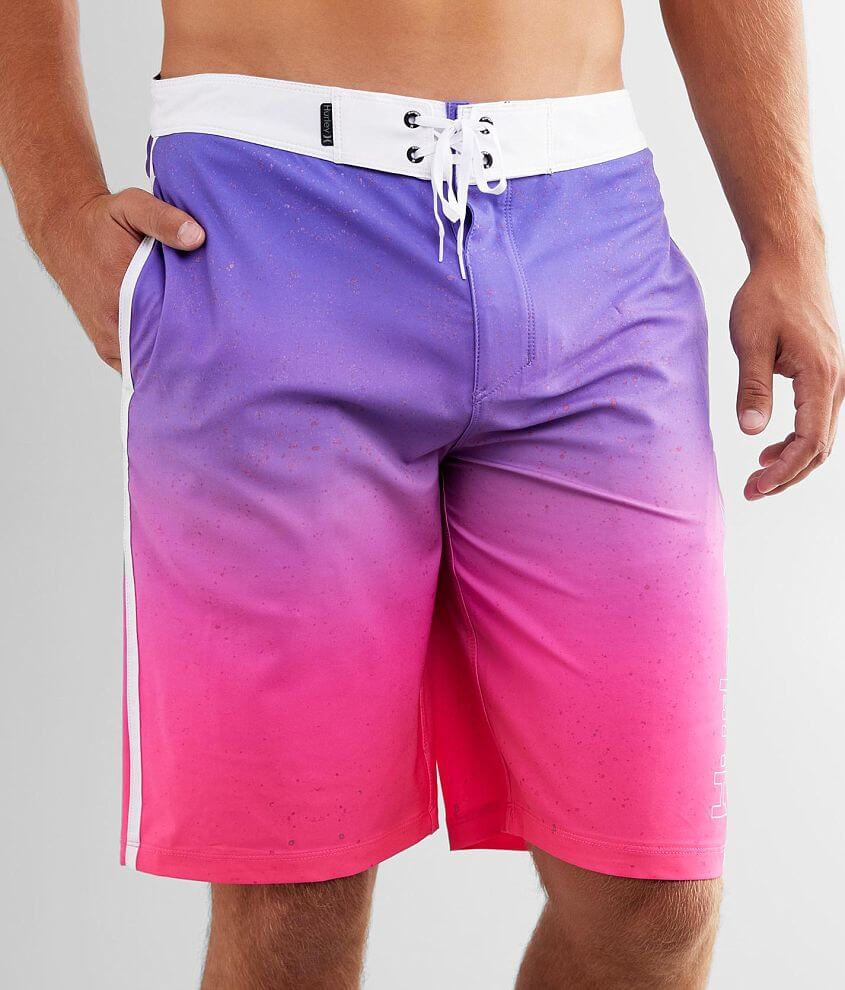 Hurley Phantom Spectrum Stretch Boardshort - Men's Swimwear in Pink ...