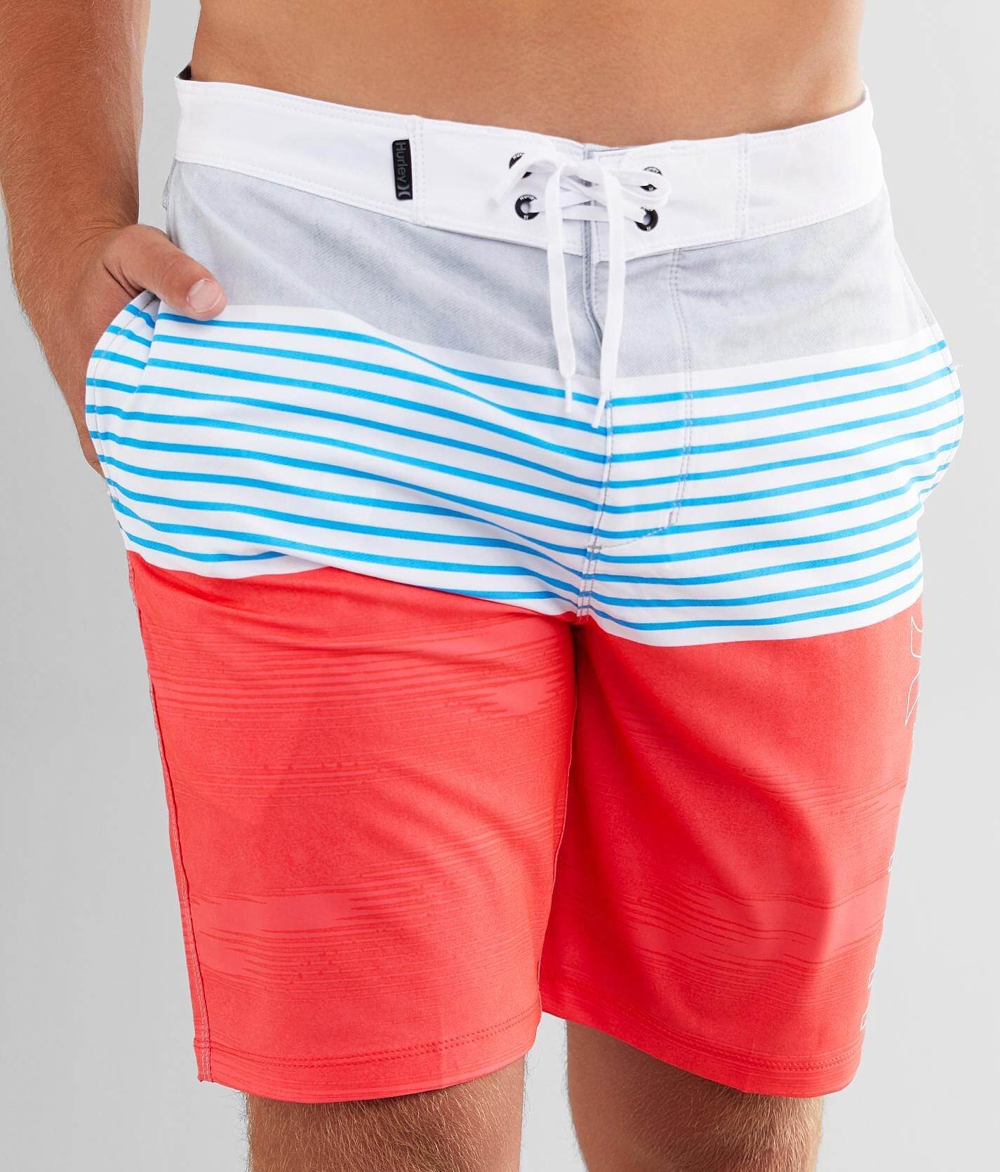 hurley american flag swim trunks