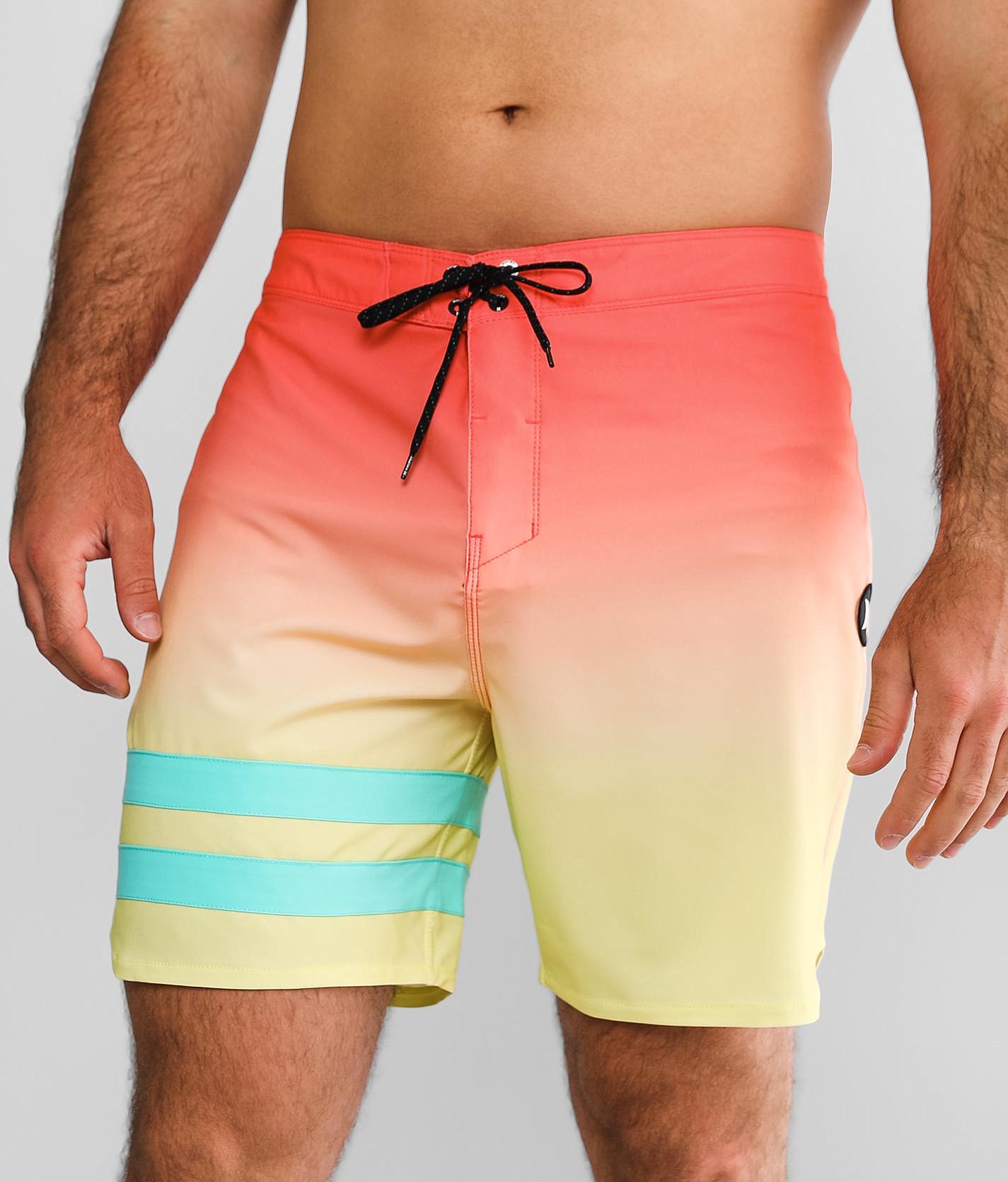 thumbnail image 2 of ITRY Men's Phantom Swim Boardshorts – Quick Dry, Stretch Camo Surf Pants (Light Gray) 2 of 6