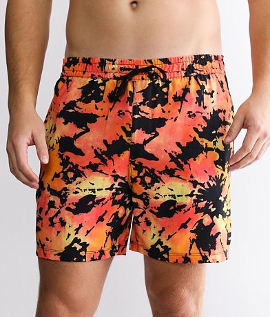 Hurley Cannonball Volley Stretch Swim Trunks front view