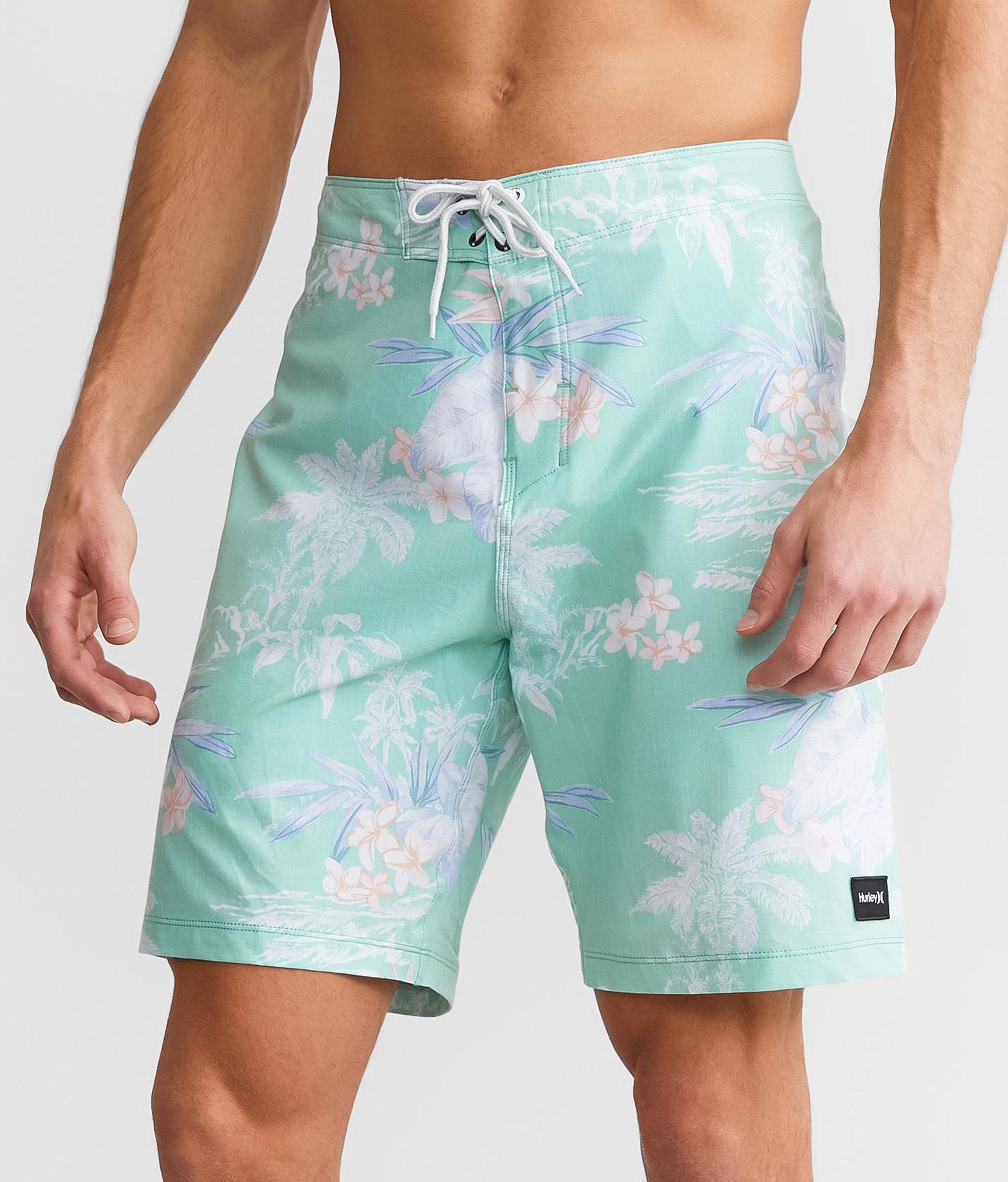 thumbnail image 2 of ITRY Men's Phantom Swim Boardshorts – Quick Dry, Stretch Camo Surf Pants (Light Gray) 2 of 6