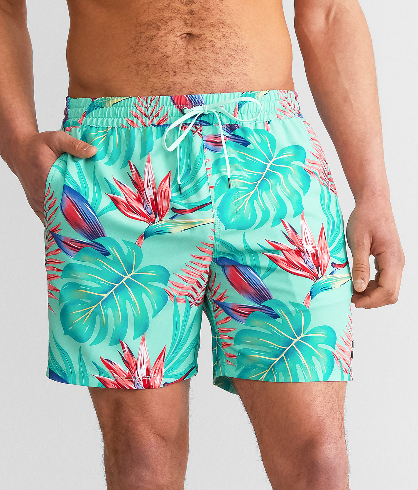 Hurley Herren Badeshorts – 4-Wege-Stretch, DWR-beschichtet, Mit Kletttasche