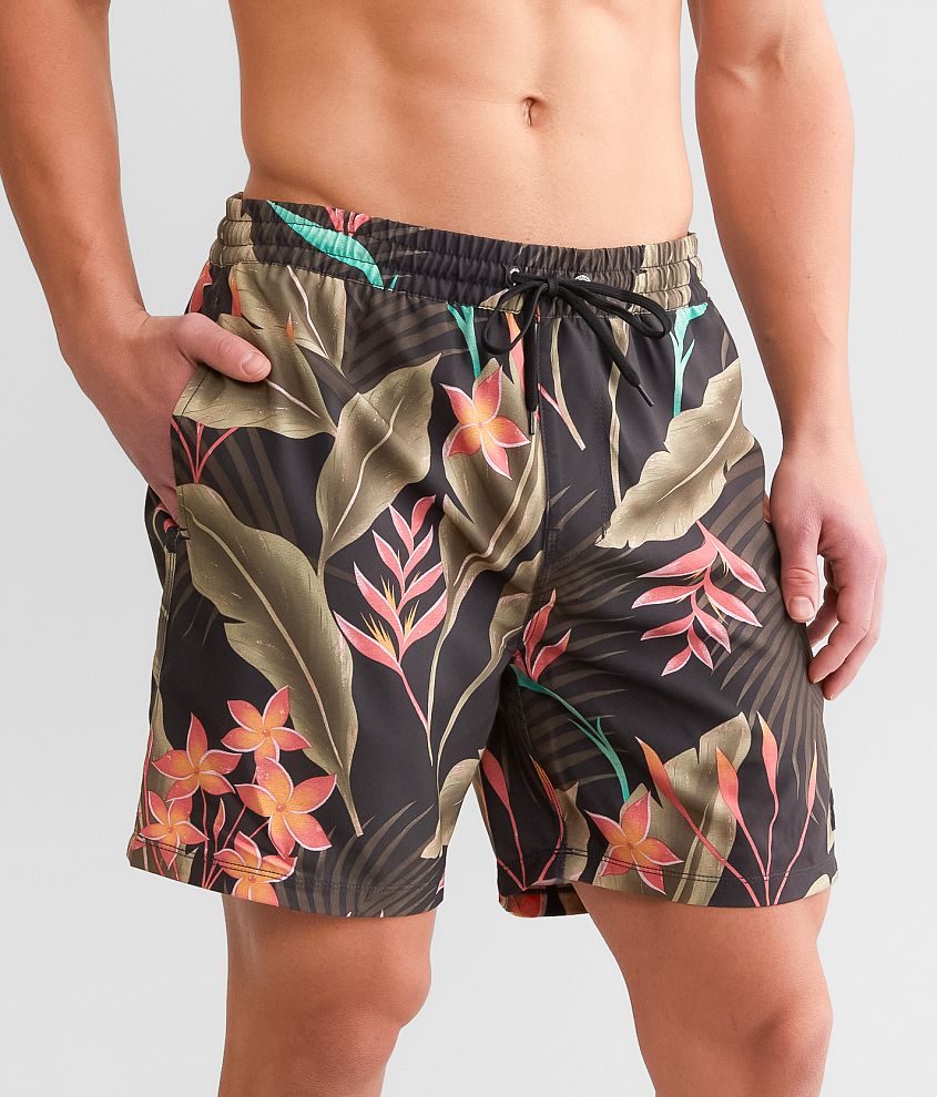 Hurley Cannonball Volley Stretch Swim Trunks front view