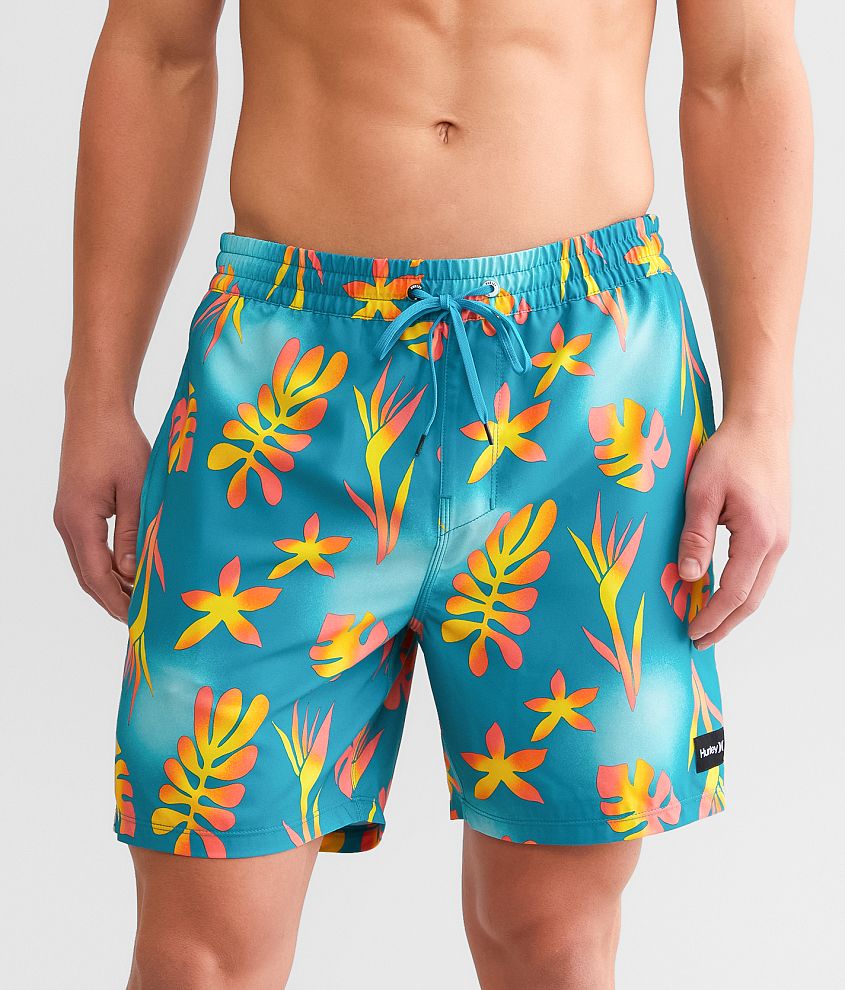 Hurley mens swim trunks on sale sale