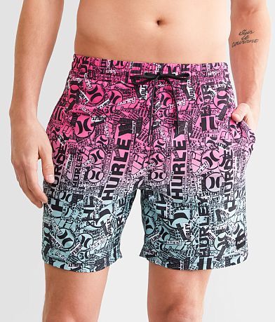 Hurley Cannonball Volley Stretch Swim Trunks front view