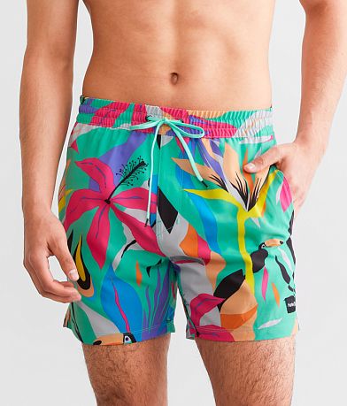 Hurley Cannonball Volley Stretch Swim Trunks front view