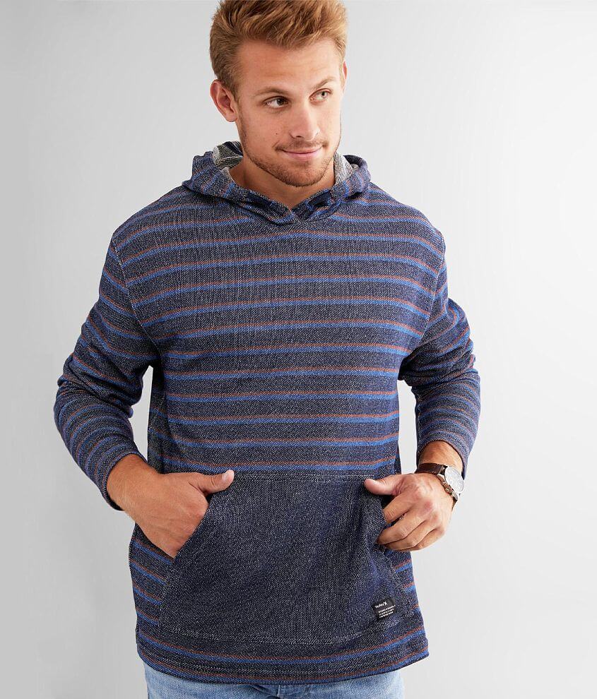 Hurley Modern Surf Poncho Striped Hoodie - Men's Sweatshirts in ...