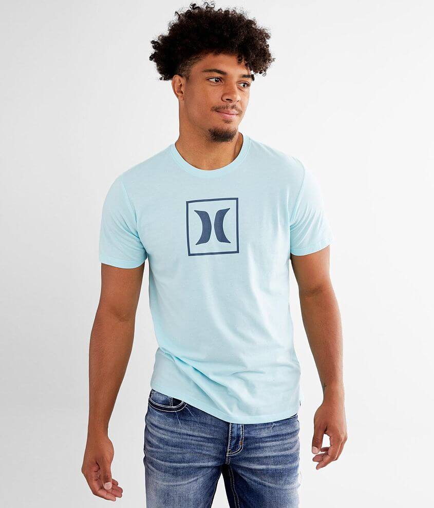 Hurley Icon Box Dri-FIT T-Shirt Men's T-Shirts in Glacier Ice