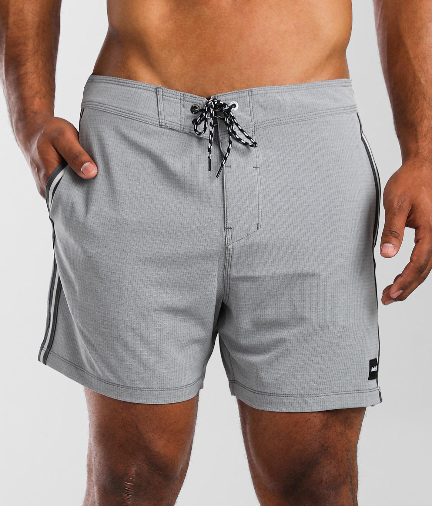 Hurley Men's Phantom Hybrid Stretch Shorts - 32" Ion Grey 4-Way Stretch