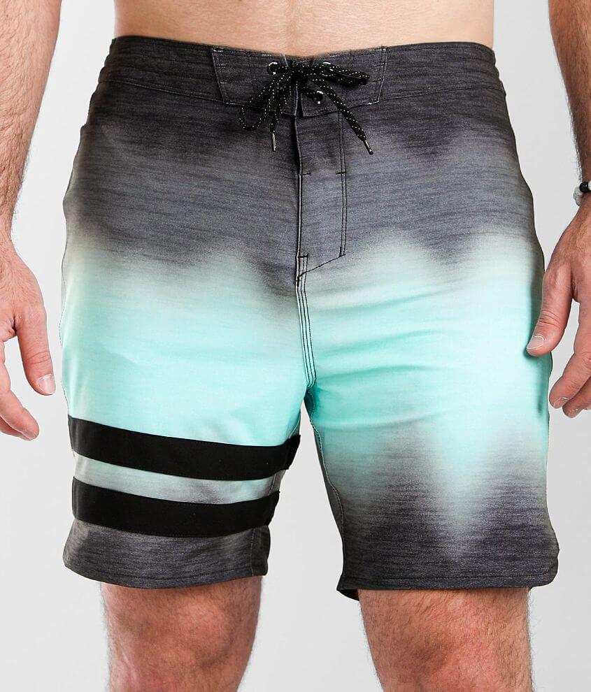 Hurley Phantom Block Party Stretch Boardshort - Men's Swimwear in Black ...