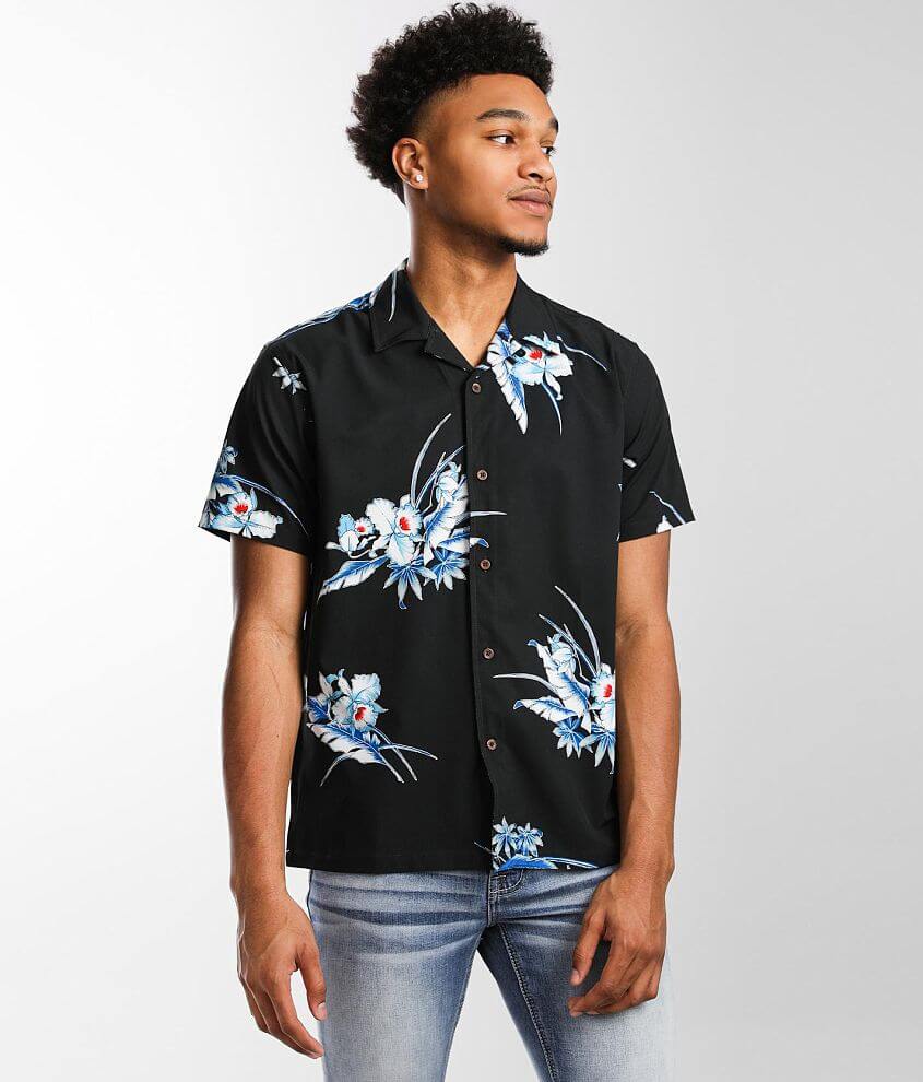 Hurley Phantom Aloha Hybrid Stretch Shirt - Men's Shirts in Black | Buckle