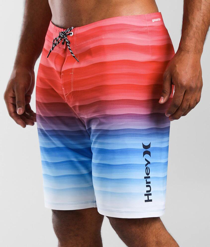 Hurley Phantom Playa Stretch Boardshort Blue Red 31 Men s