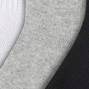 Hurley Herren 3er-Pack Crew Socken – Baumwollmix, Verschiedene Designs, Größe 43-46/44-47