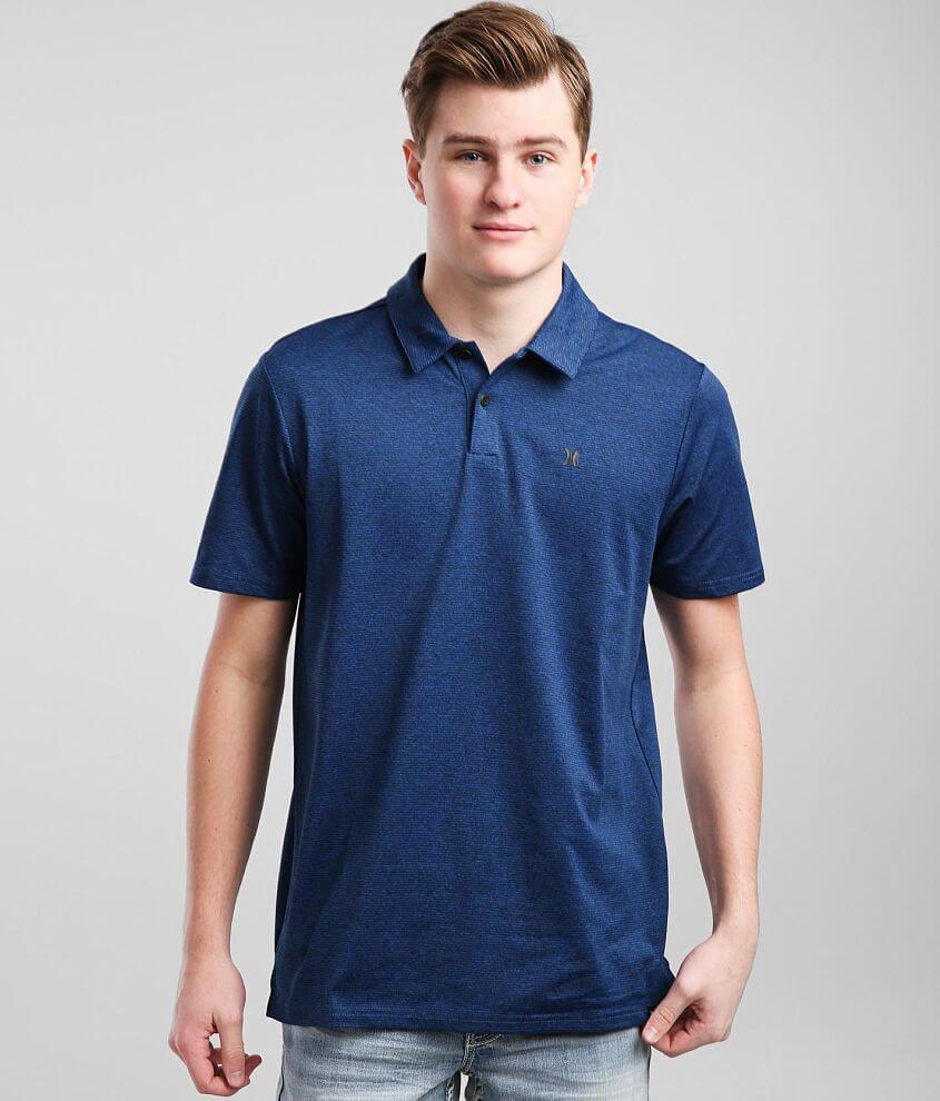 Hurley Tanden Performance Stretch Polo - Men's Polos in Hyper Cobalt ...