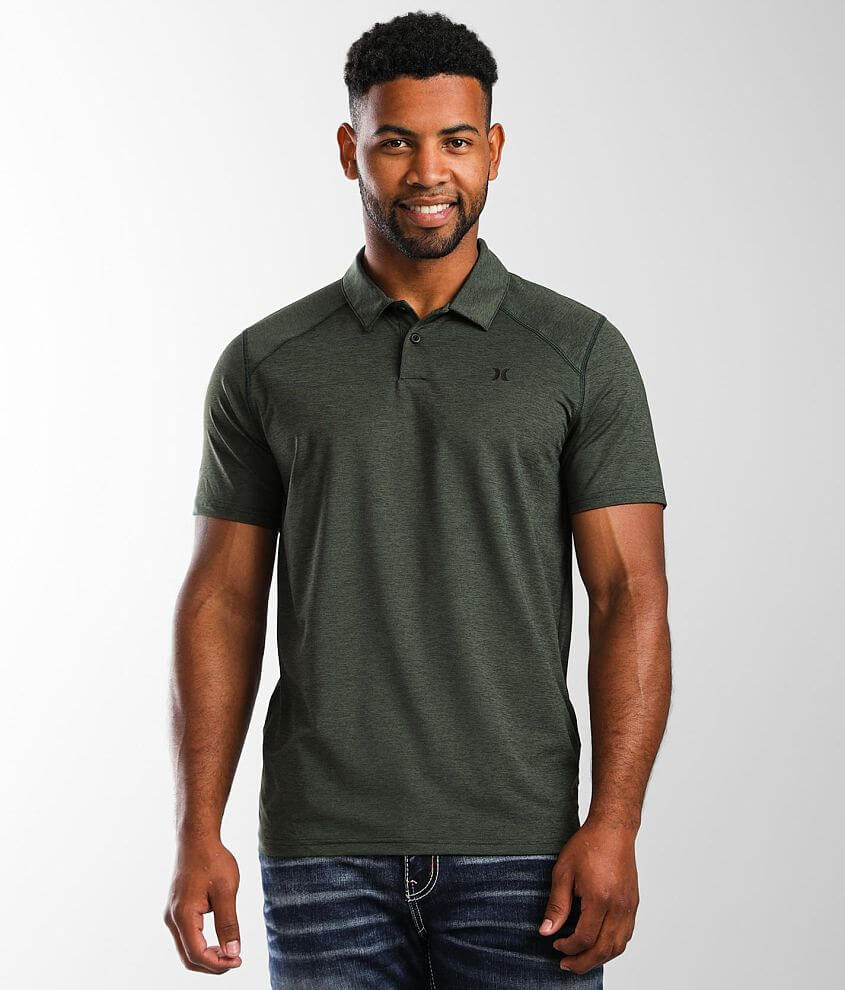 Hurley Carve Performance Polo - Men's Polos in Dark Stucco | Buckle