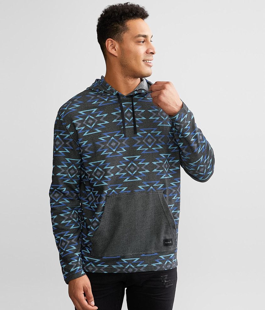 Hurley Modern Surf Poncho Hoodie - Men's Sweatshirts in Black | Buckle