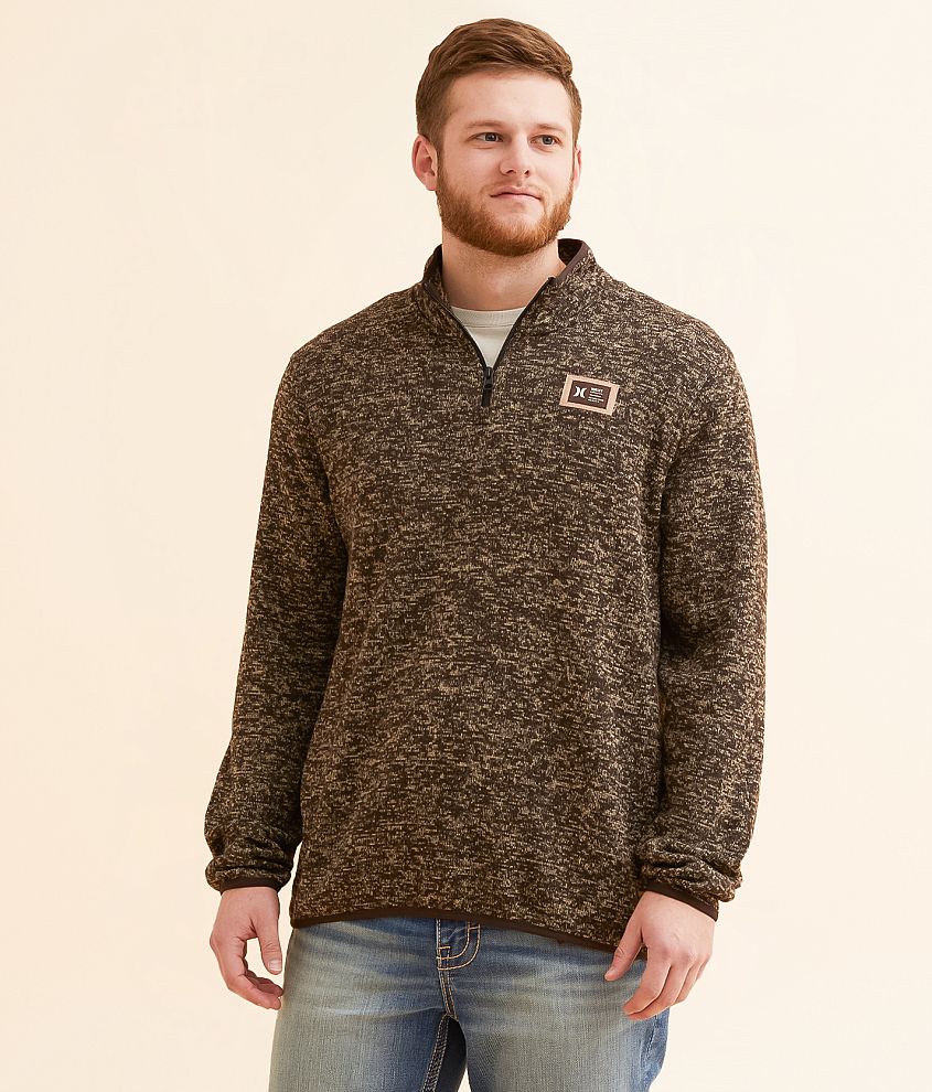 Hurley Mesa Ridgeline Quarter Zip Pullover front view