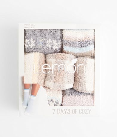 Lemon 7 Days Of Cozy Sock Gift Set MISC_DETAIL_1