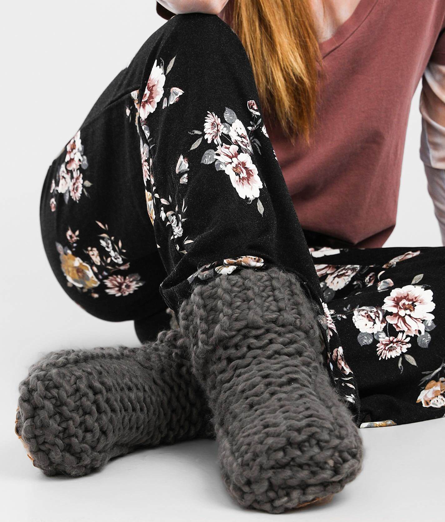 lemon cabin slippers