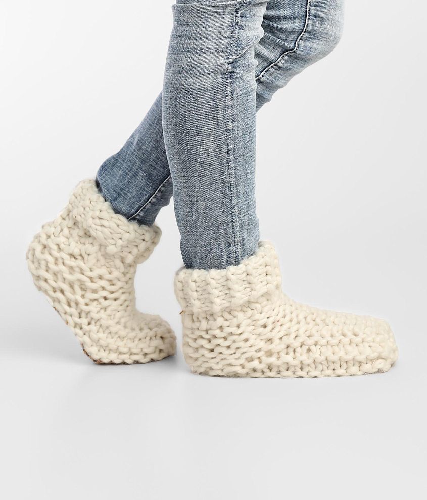 Sweater discount slipper boots