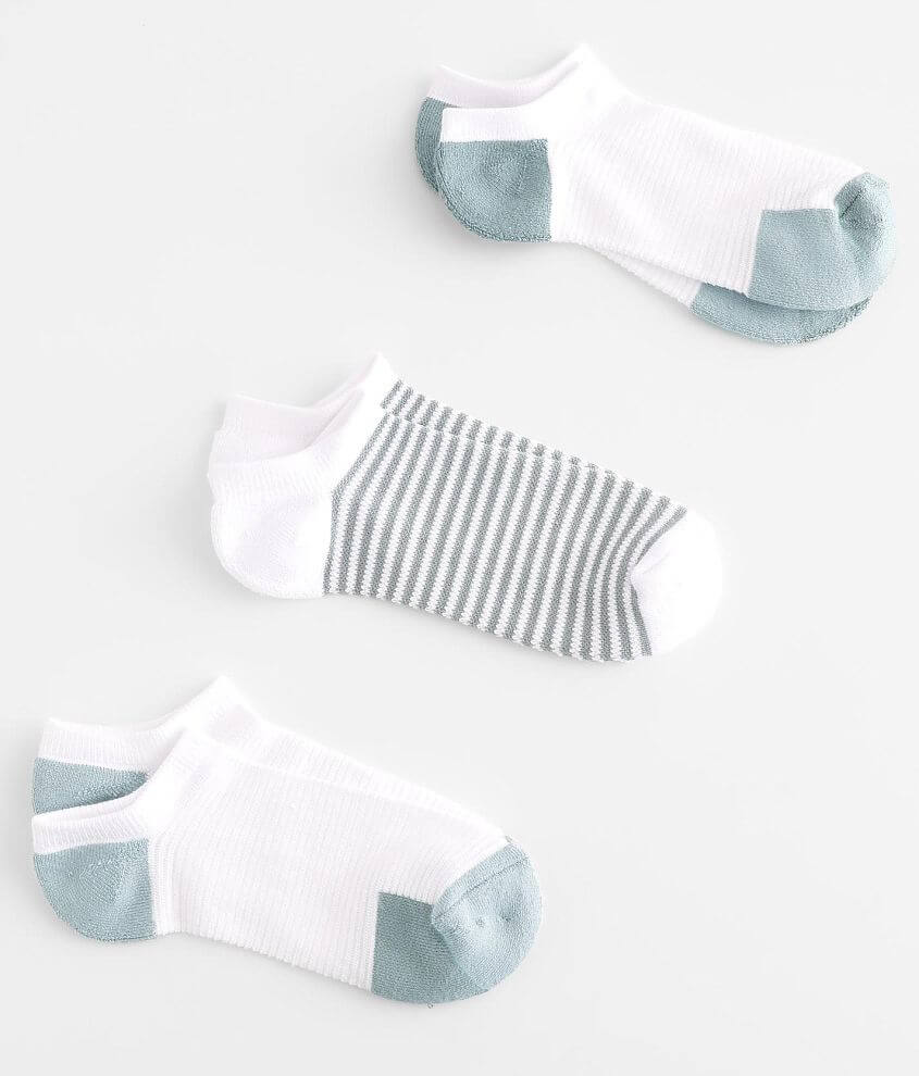 Lemon 3 Pack Runner Ankle Socks front view