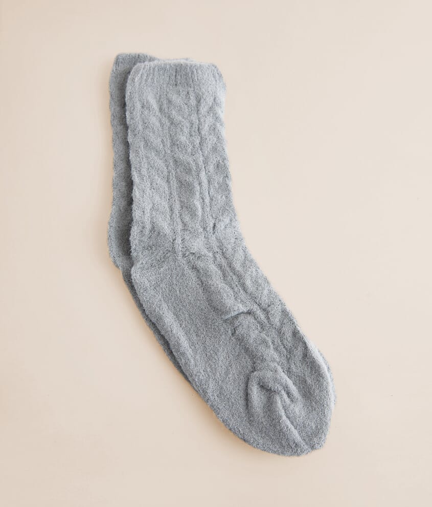 Buttermilk Plush Socks