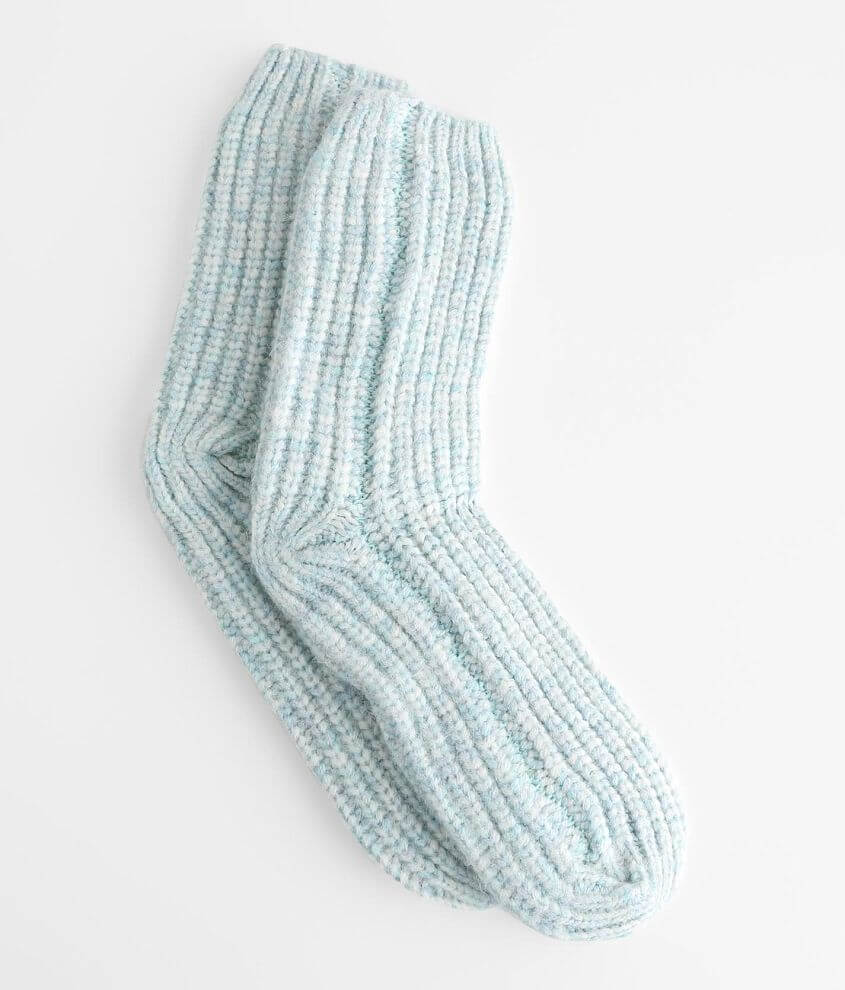 Lemon Chunky Ribbed Socks front view