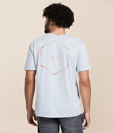 Hurley Outline Slub T-Shirt front view