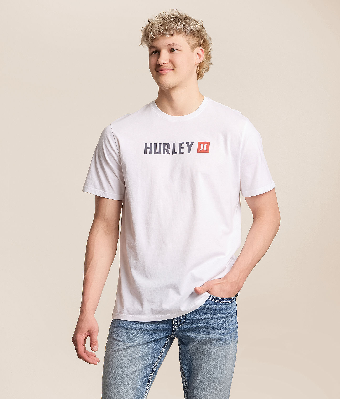 Hurley Breaker Benzo Enzyme T-Shirt - Men's Graphic T-Shirts in Pink Gaze