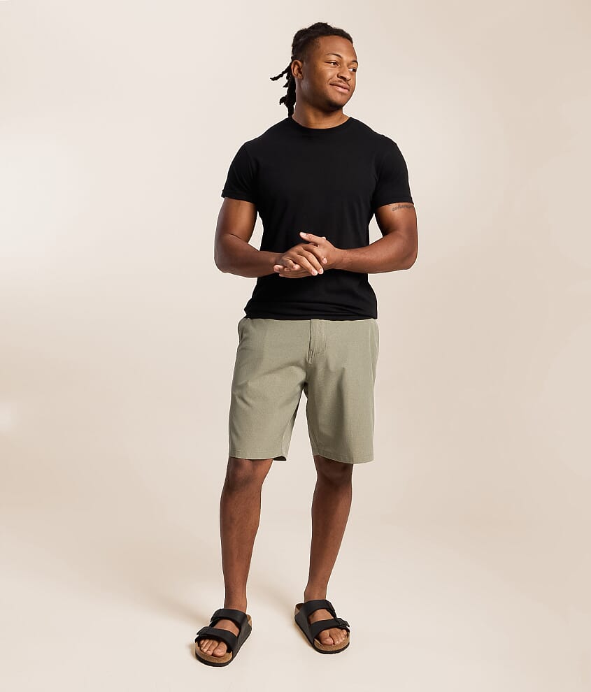 Phantom Microcheck Hybrid Stretch Short