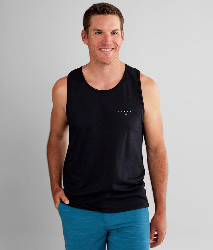 Hurley Boundaries Tank Top Men's Tank Tops in Black Buckle