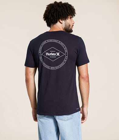 Hurley Leafy Split T-Shirt front view