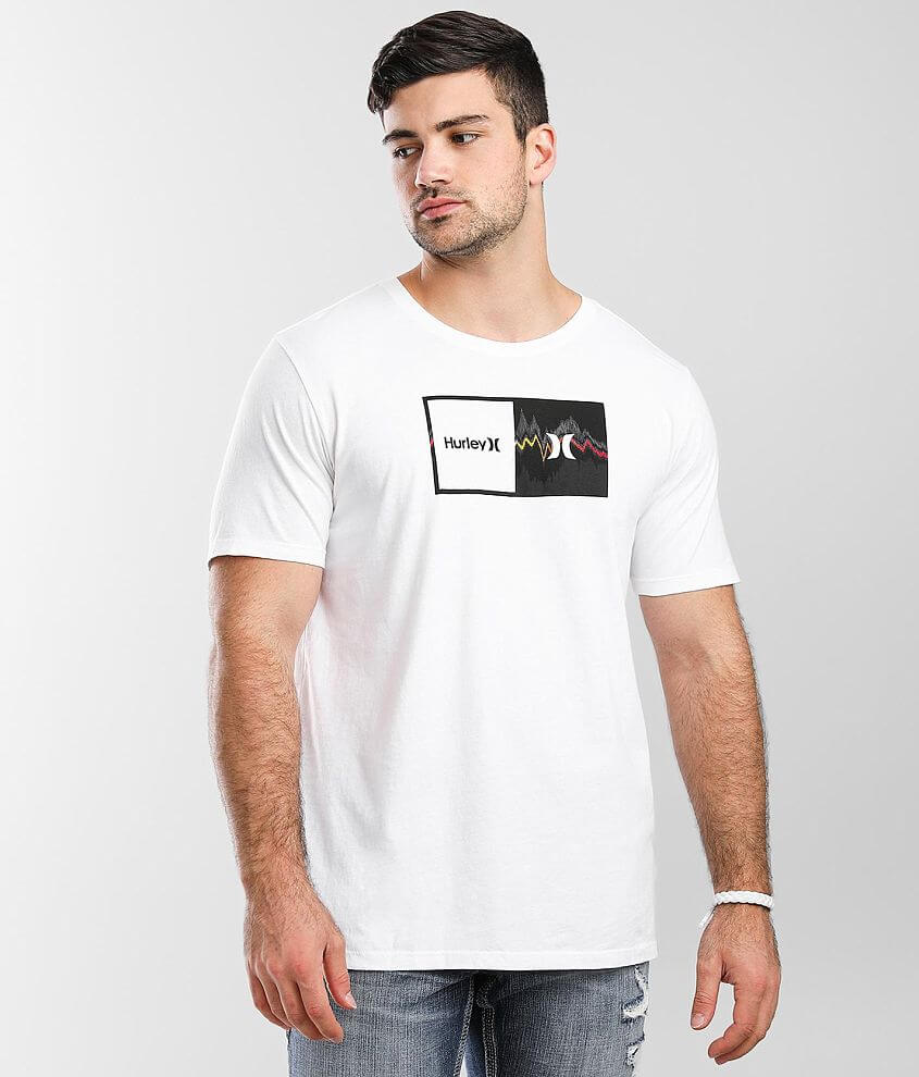 Hurley Double Up Glitch T-Shirt front view
