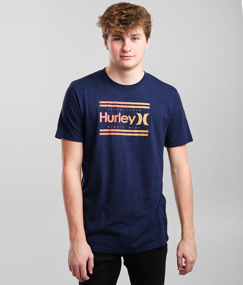 Hurley OAO Stack T-Shirt - Men's T-Shirts in Pacific Blue | Buckle