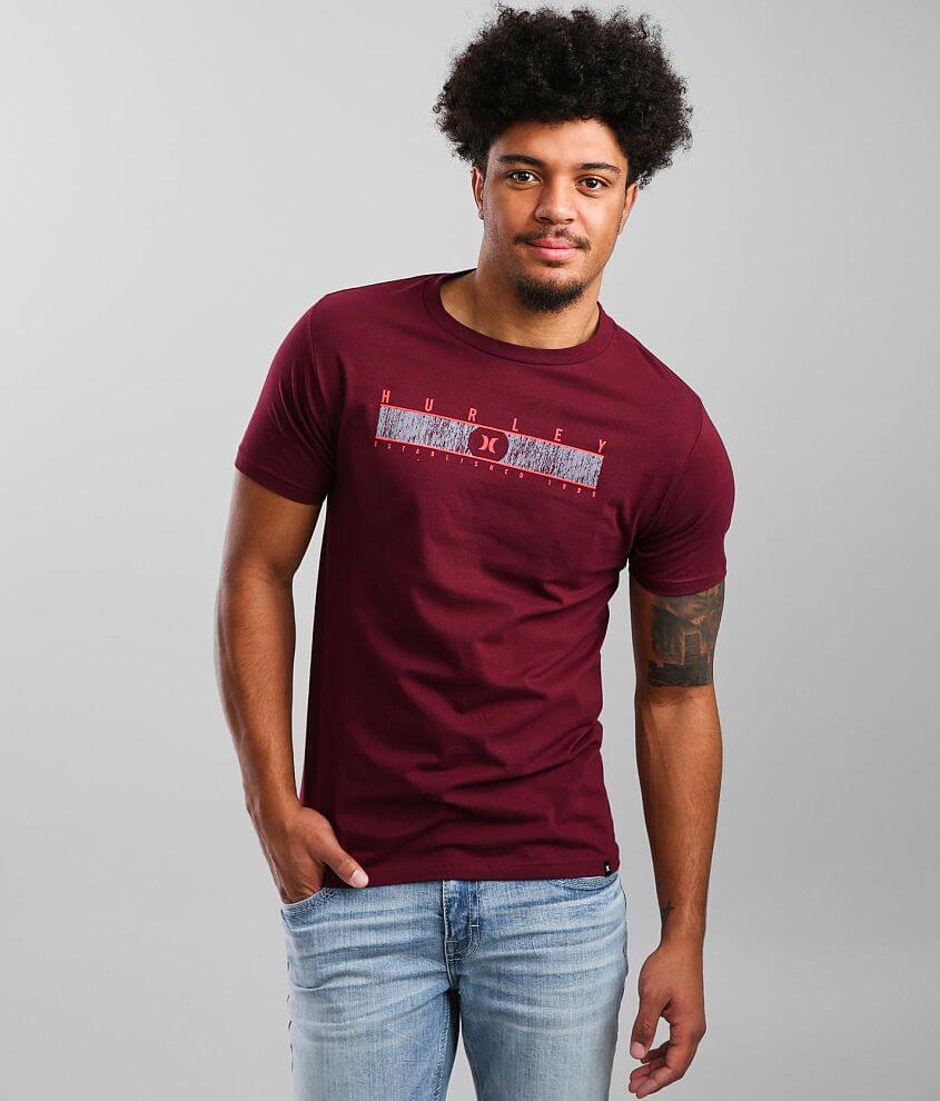 Hurley Gradient Stripe T-Shirt front view
