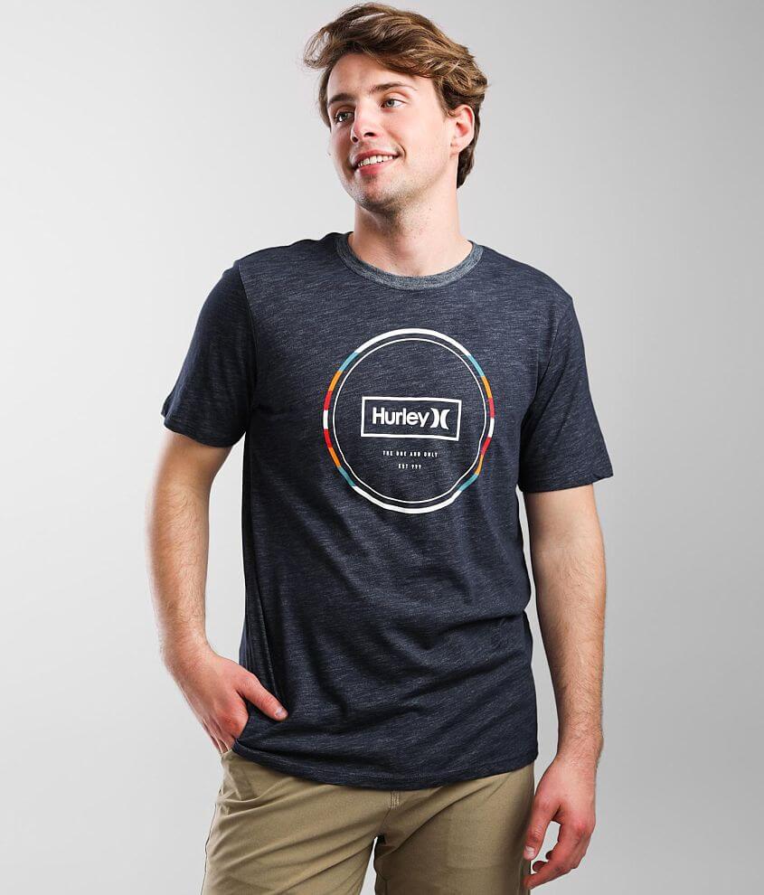 Hurley Slub Round Stripe T-Shirt front view