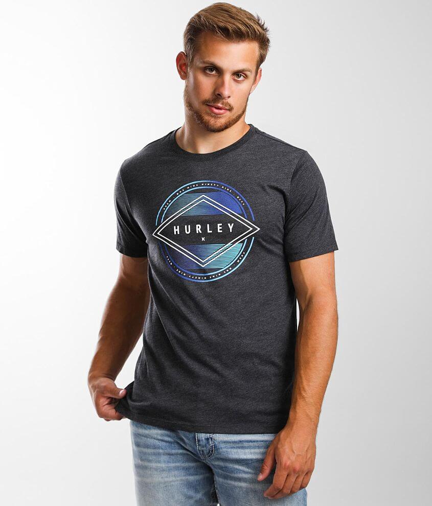 Hurley Station T-Shirt - Men's T-Shirts in Black Heather | Buckle